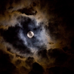 The Moon And Clouds