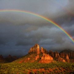 Rainbow In Sedona