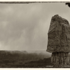Grand Canyon, IncomingStorm  - 16.5 x 11 inches(49.9 x 27.9 cm)
